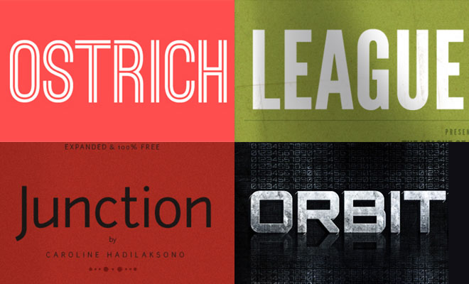 15 Professional Fonts for Web & Graphic Designers